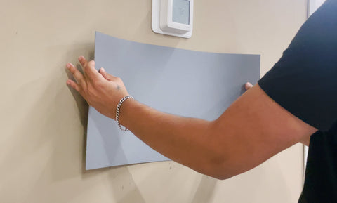 Adhesive Wall Panels for Shielding Radiation