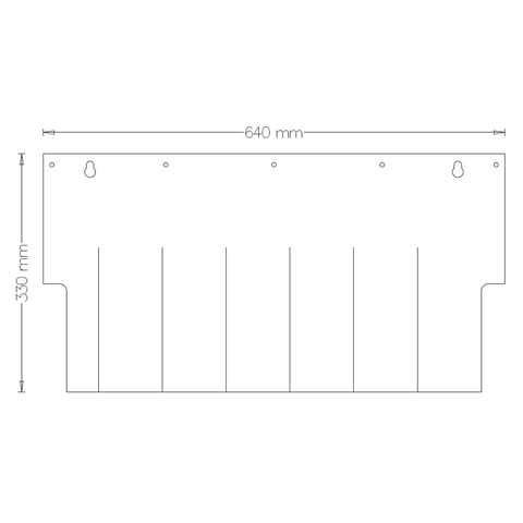 Foss MeatMaster II Abrasion Resistant Sheet - White Translucent UHMW - 330mm H x 640mm W