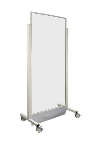 Mobile Lead Barrier - 40" Wide - Full Window