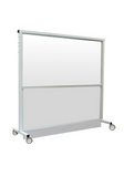 Mobile Lead Barrier - 76" Wide - Large Window