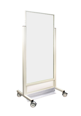 Mobile Lead Barrier - 40" Wide - XLarge Window